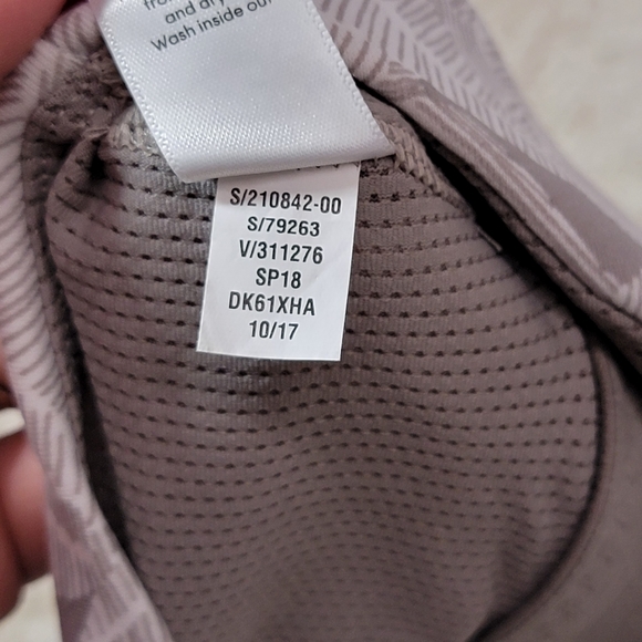 *Athleta Gray,White Sports Bra sz. S - Picture 6 of 7